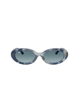 Ray-Ban - Women Gradient Blue Lens Oval Sunglasses -0Rb222314503M54 (54)