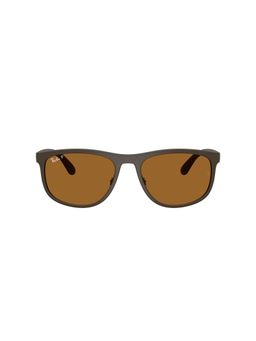 Ray-Ban - Unisex Polarized Bronze Lens Square Sunglasses -0Rb44686124Bb59 (59)