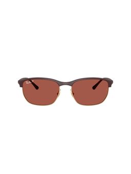 Ray-Ban - Unisex Polarized Red Lens Square Sunglasses -0Rb446964451B59 (59)