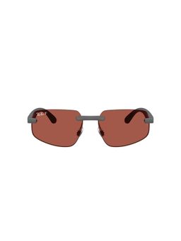 Ray-Ban - Unisex Polarized Red Lens Irregular Sunglasses -0Rb4475Ch60171B60 (60)