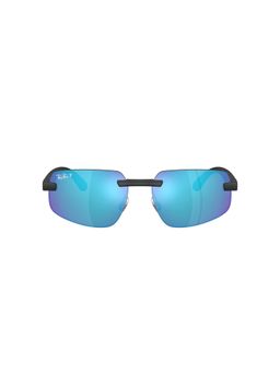 Ray-Ban - Unisex Polarized Blue Lens Irregular Sunglasses -0Rb4475Ch601Sa160 (60)