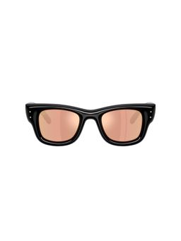 Ray-Ban - Unisex Uv Protected Gold Lens Square Sunglasses -0Rb4940601/7J47 (47)