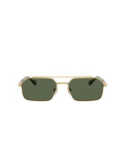Vogue Eyewear - Men Uv Protected Green Lens Irregular Sunglasses -0Vo4356S280/7157 (57)