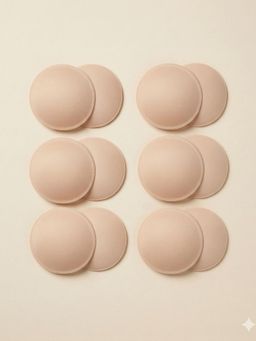 G Heist - Pack of 6 Round Breast Enhancer Insert Bra Pads For Women