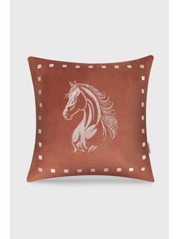 MiRooh - Sultan Copper Velvet Cushion with Filler (18x18 inches)