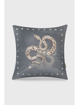 MiRooh - Vasuki Ash Velvet Cushion with Filler (18x18 inches)