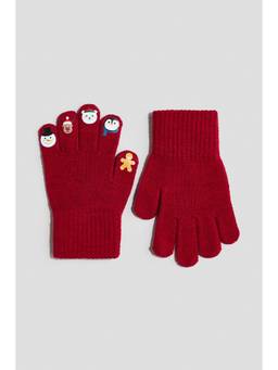 H&M - Boys Red Smartphone Gloves