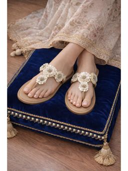 Sandal Stories - Ivory Bloom Blossom Flats