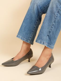 Flat n Heels - Women Pumps -Grey
