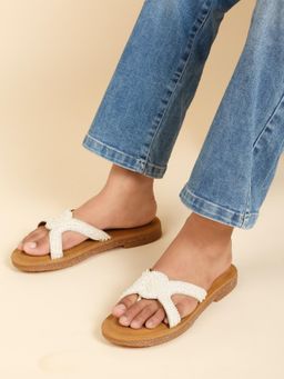 Flat n Heels - Women Flats- Beige
