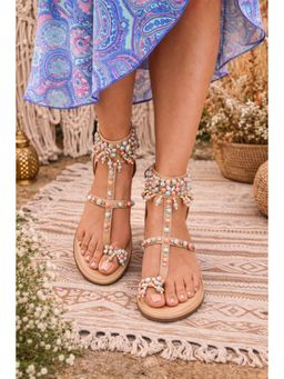 Sandal Stories - Boho Chic Beaded Flats