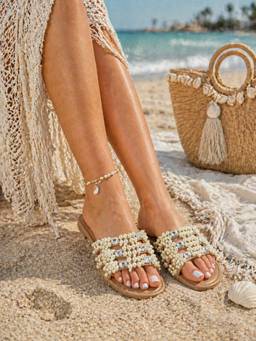Sandal Stories - Pearl Luxe Sliders
