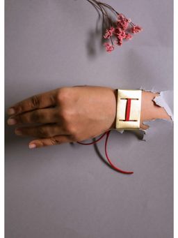 ZAZA BY SOMYA - Gold Folded Leaf Cuff