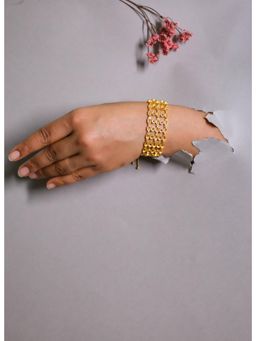 ZAZA BY SOMYA - Gold Geo Link Bracelet