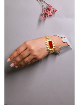ZAZA BY SOMYA - Red Ruby Petal Bracelet