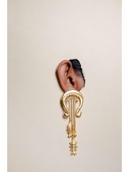 ZAZA BY SOMYA - Gold Fish Hanging Earring