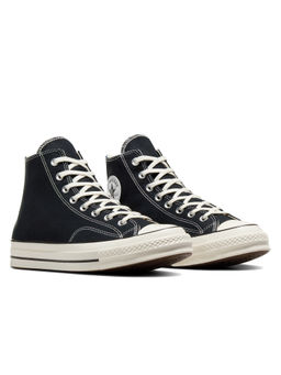 Converse - Unisex Chuck 70 Canvas Mid Top Sneakers - Black