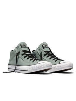 Converse - Unisex Chuck Taylor All Star Malden Street Mid Top Sneakers - Grey