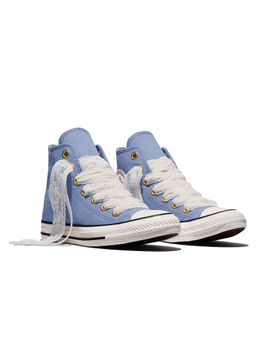 Converse - Unisex Chuck Taylor All Star Lace Mid Top Sneakers - Blue
