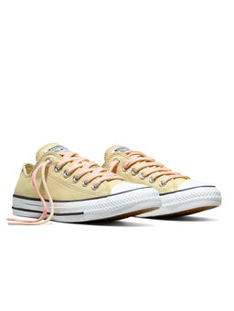 Converse - Unisex Chuck Taylor All Star Double Lace Low Top Sneakers - Cream