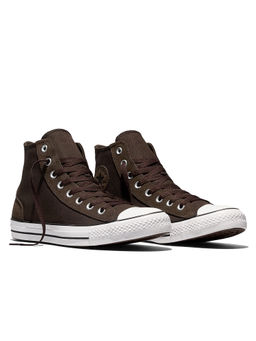 Converse - Unisex Chuck Taylor All Star Suede Trim Mid Top Sneakers - Brown