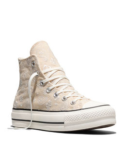 Converse - Women Chuck Taylor All Star Lift Mid Top Sneakers - Beige