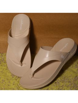 SOLETHREADS - Women Beige Casual Comfort Sandals
