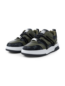 SOLETHREADS - Men Olive Sneakers