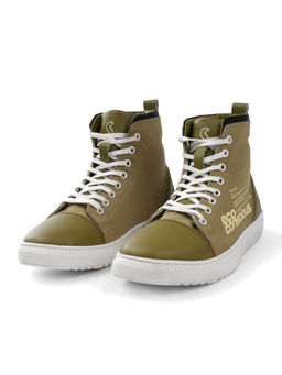 SOLETHREADS - Men Olive Sneakers
