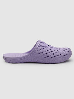 SOLETHREADS - Women Purple Casual Comfort Mules