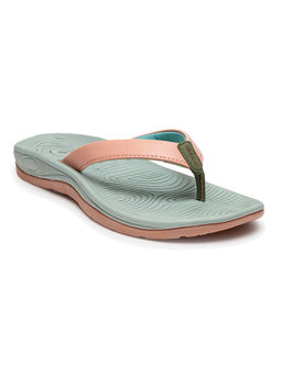 SOLETHREADS - Peach Flipflops for Women