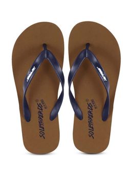 SOLETHREADS - Men Navy Blue Casual Comfort Flipflops