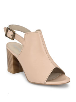 CARLO ROMANO - Solid Beige Leather Sandal