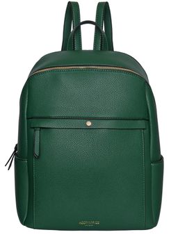Accessorize London - Womens Faux Leather Green Sammy Backpack