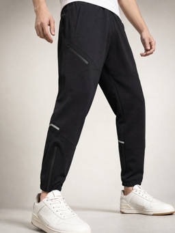 Nobero - Men Black Wanderer Joggers