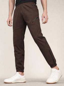 Nobero - Men Brown Wanderer Joggers