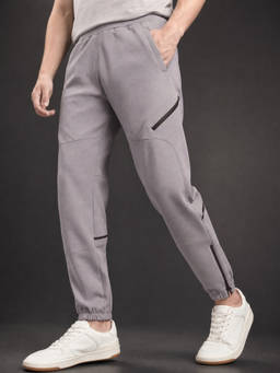 Nobero - Men Light Grey Wanderer Joggers