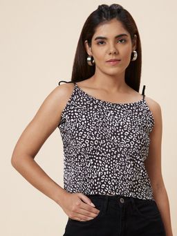 Globus - Women Black Printed Polyester Top