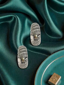 Accessher - Silver Silver Minimal Pair Of Earrings