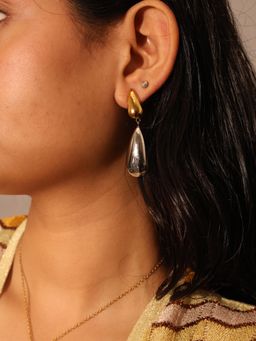 KKATHA ACCESSORIES - Multi-Color Brass Statement Pair Of Earrings