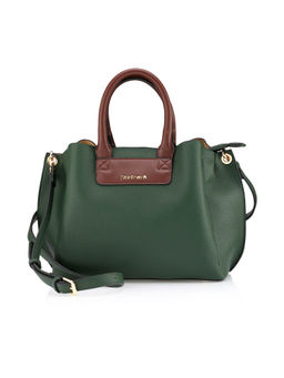 Fastrack - Forest Green Structured Satchel Bag For Women