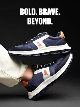 Louis Stitch - Men Prussian Navy Blue Sneakers