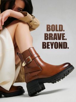 Louis Stitch - Maple Tan Casual Boots for Women