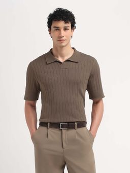 SELECTED HOMME - Organic Cotton Open Stitch Polo T-Shirt