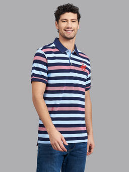 Beverly Hills Polo Club - Every Other One Birdseye Stripe Polo T-Shirt
