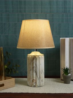 Tayhaa - Beige Table Lamp
