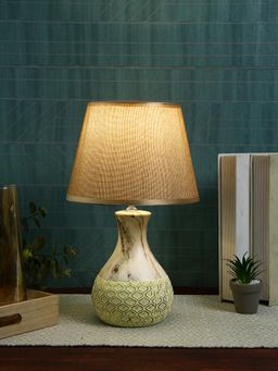 Tayhaa - Brown And Cream Table Lamp