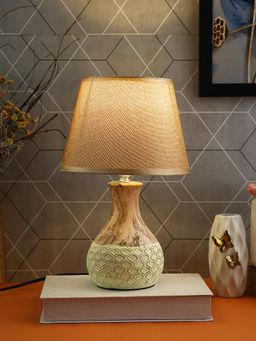 Tayhaa - Brown And Cream Table Lamp
