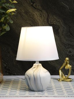 Tayhaa - White Ceramic Table Lamp