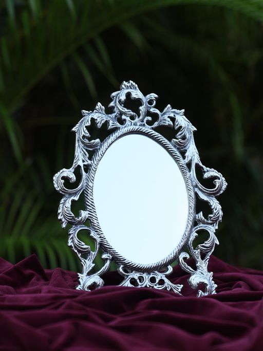 Revive Home Table Silver Mirror